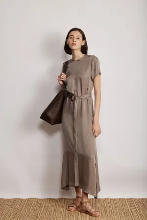 UMA DRESS LIGHT BROWN