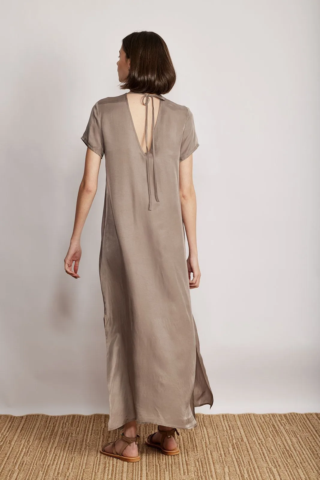 UMA DRESS LIGHT BROWN
