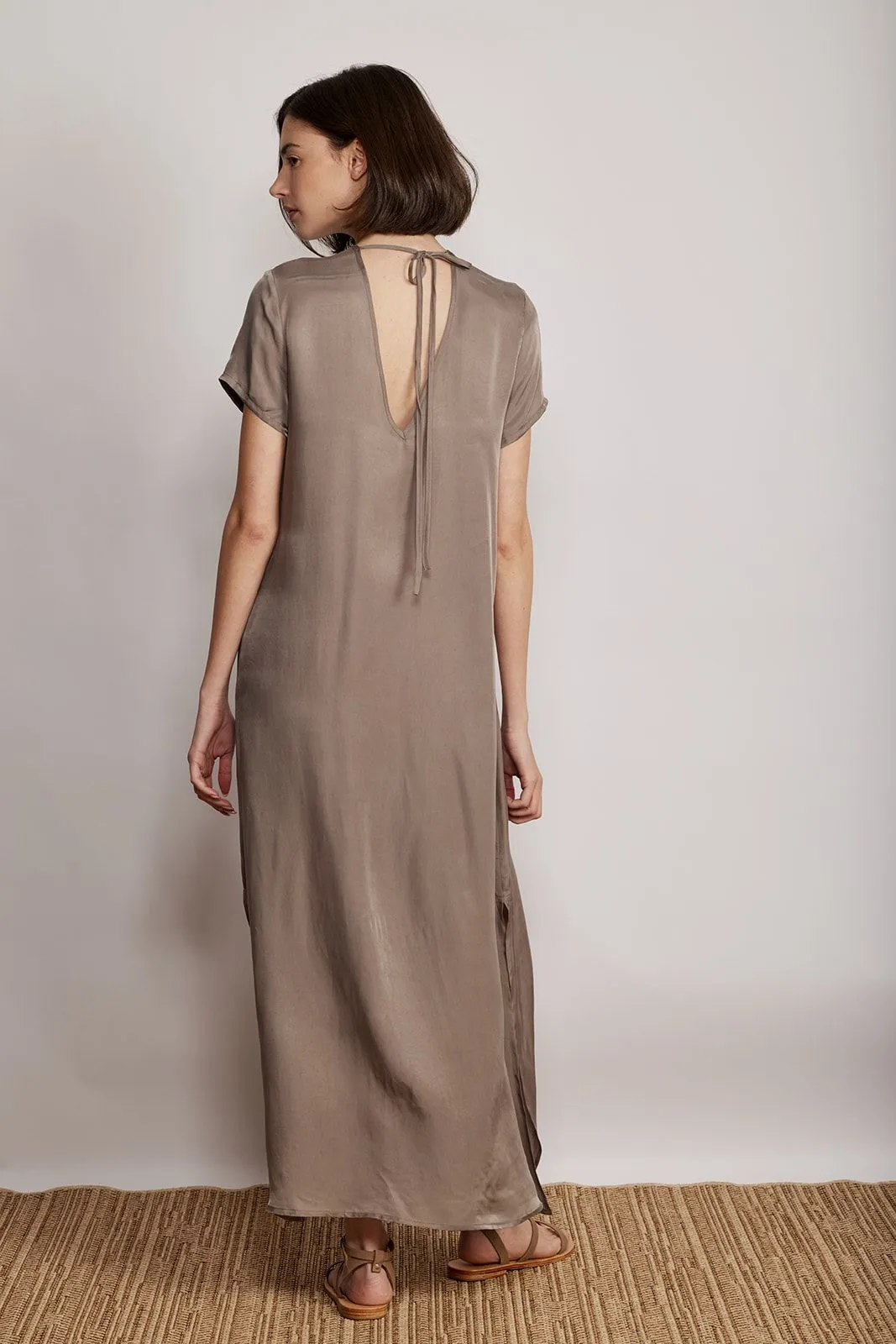 UMA DRESS LIGHT BROWN