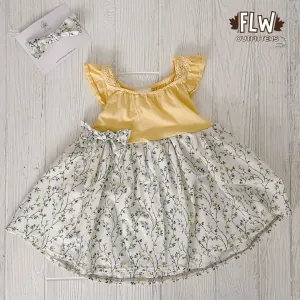 Upcycled Dress 18m-4T Springy Floral