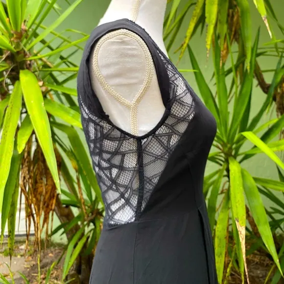 Urban Outfitters Black Lace Back Dress