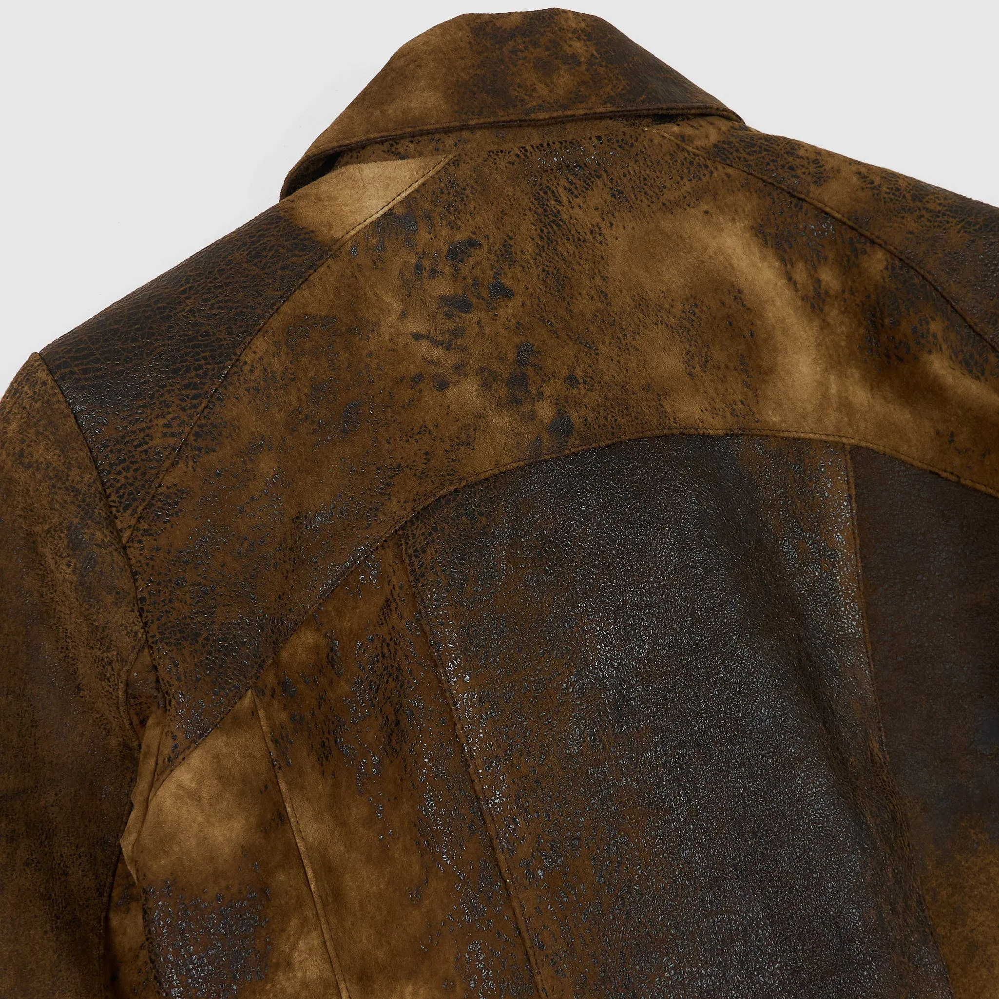 Ventcouvert Ladies Vintage Leather Biker Jacket