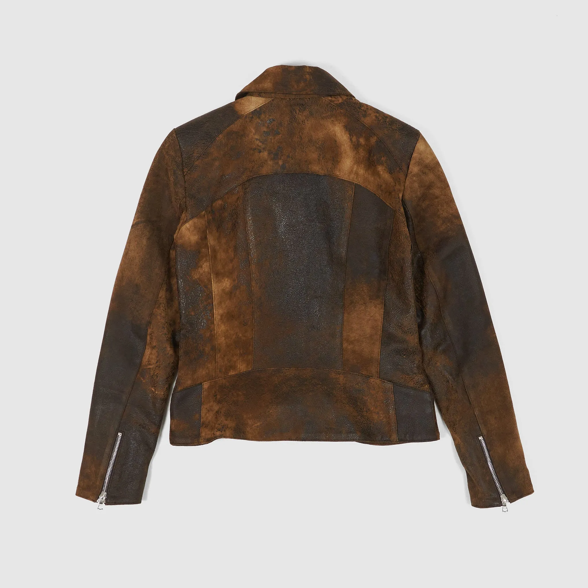 Ventcouvert Ladies Vintage Leather Biker Jacket