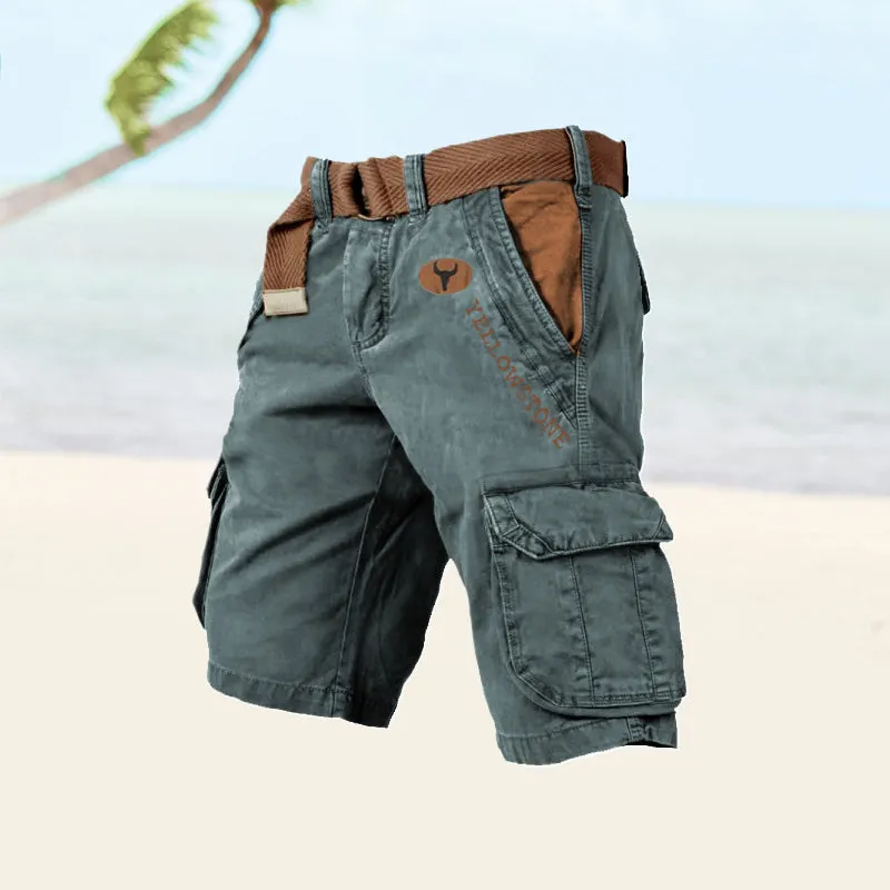 Versatile cargo shorts for men - iman