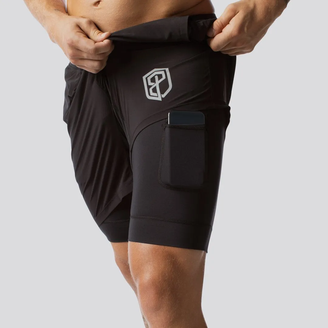 Versatile Short w/ Compression (Black)