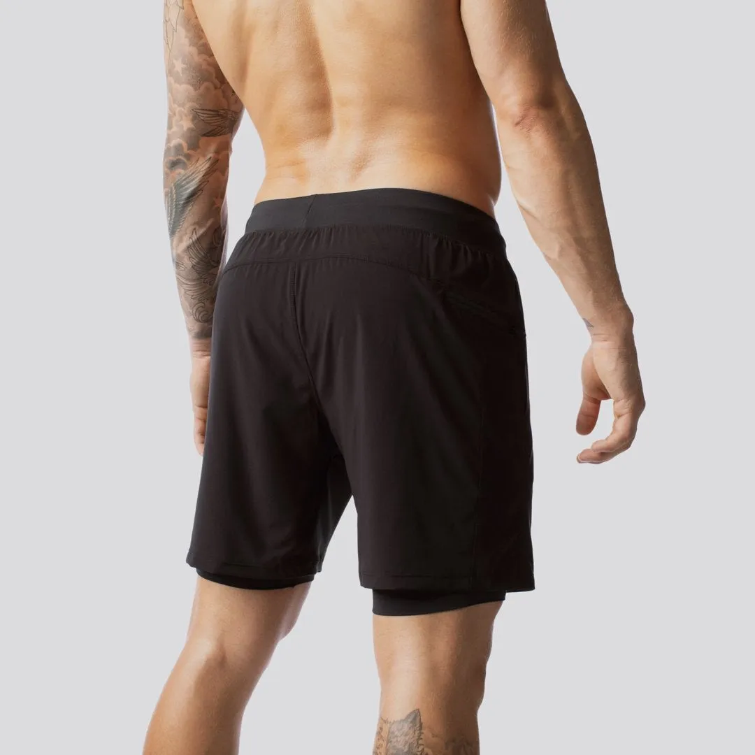 Versatile Short w/ Compression (Black)