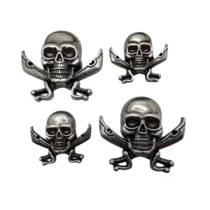 Vintage Skull Dagger Rivets – Gothic Punk Metal Studs 20 Pack