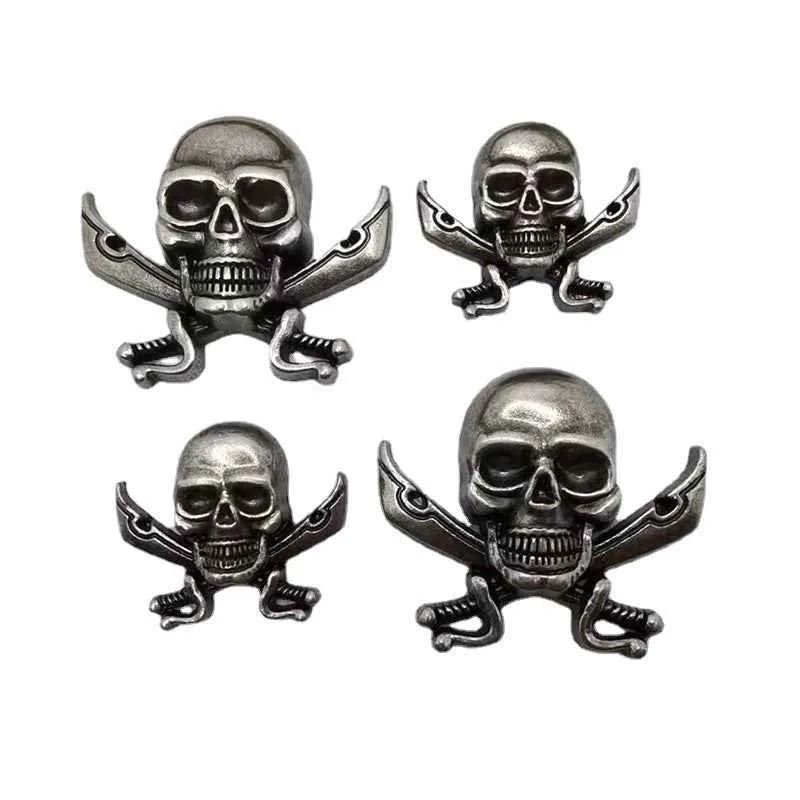 Vintage Skull Dagger Rivets – Gothic Punk Metal Studs 20 Pack