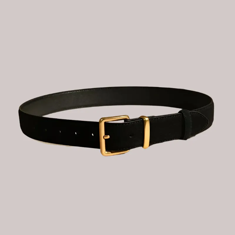 Vintage Suede Leather Belt