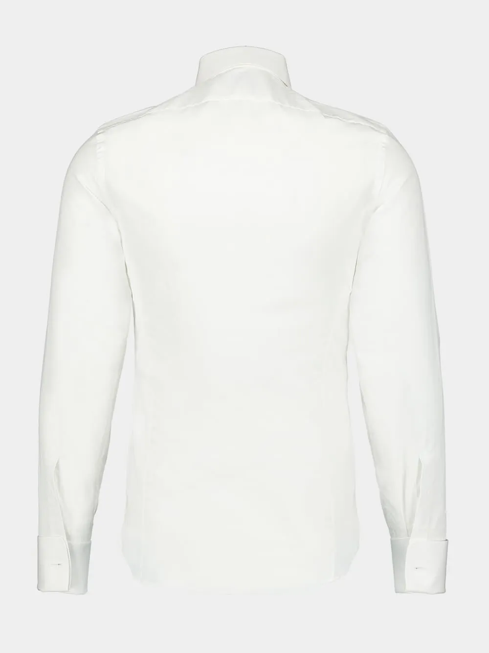 White Tailored Cotton Shirt