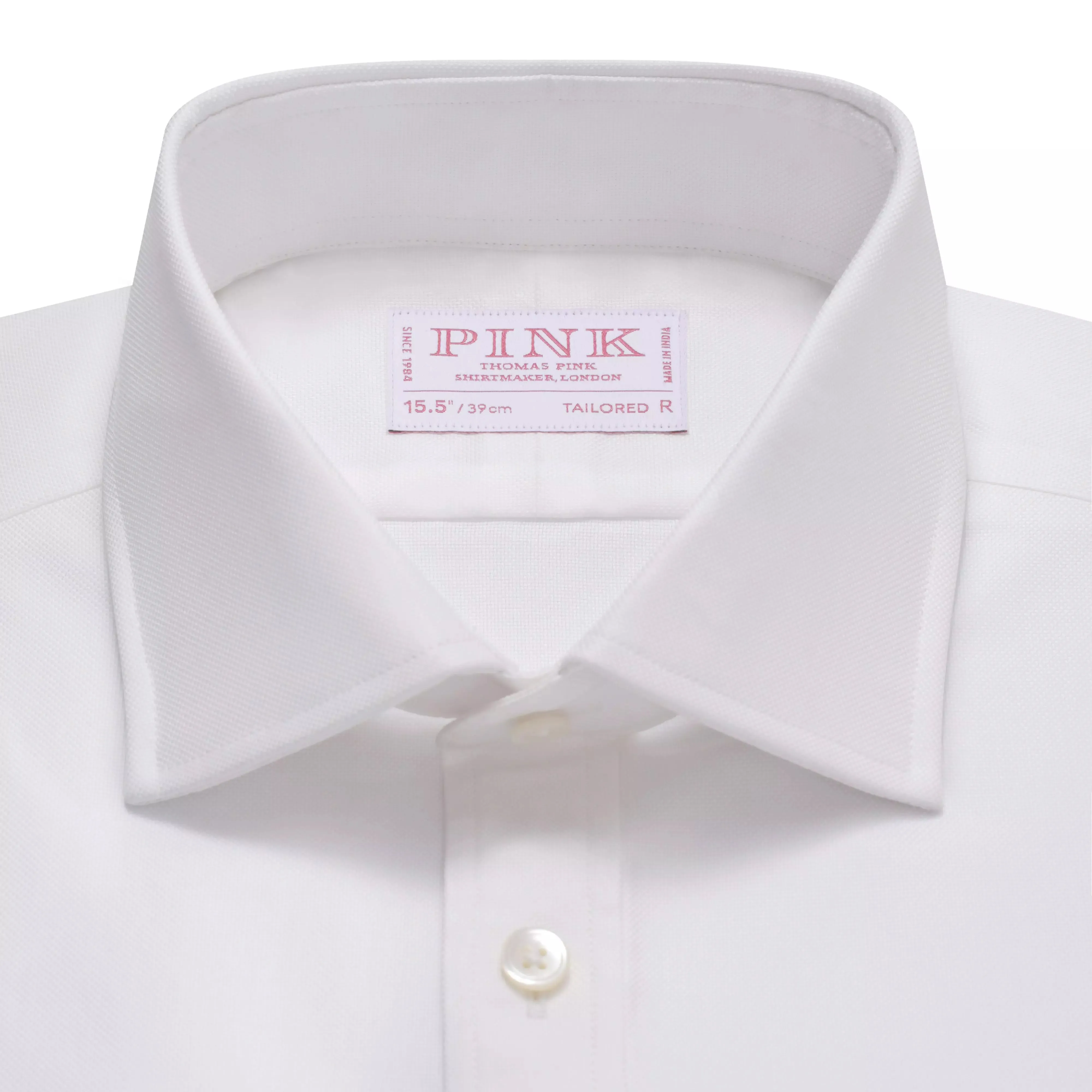 White Tailored Fit Royal Oxford Formal Shirt