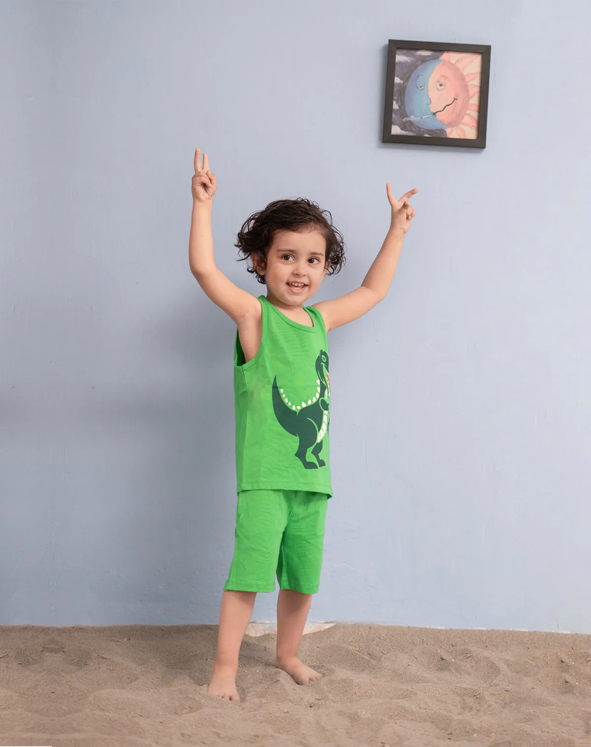 Wide Awake Kids Tank Top with Shorts