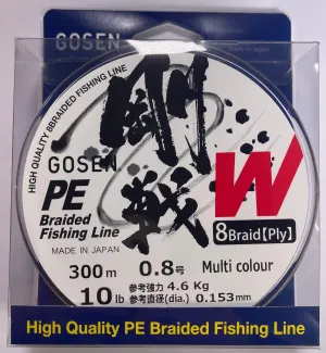 WN8300508 - GOSEN Versatile Braid 8 ply PE 0.8  - 10lb