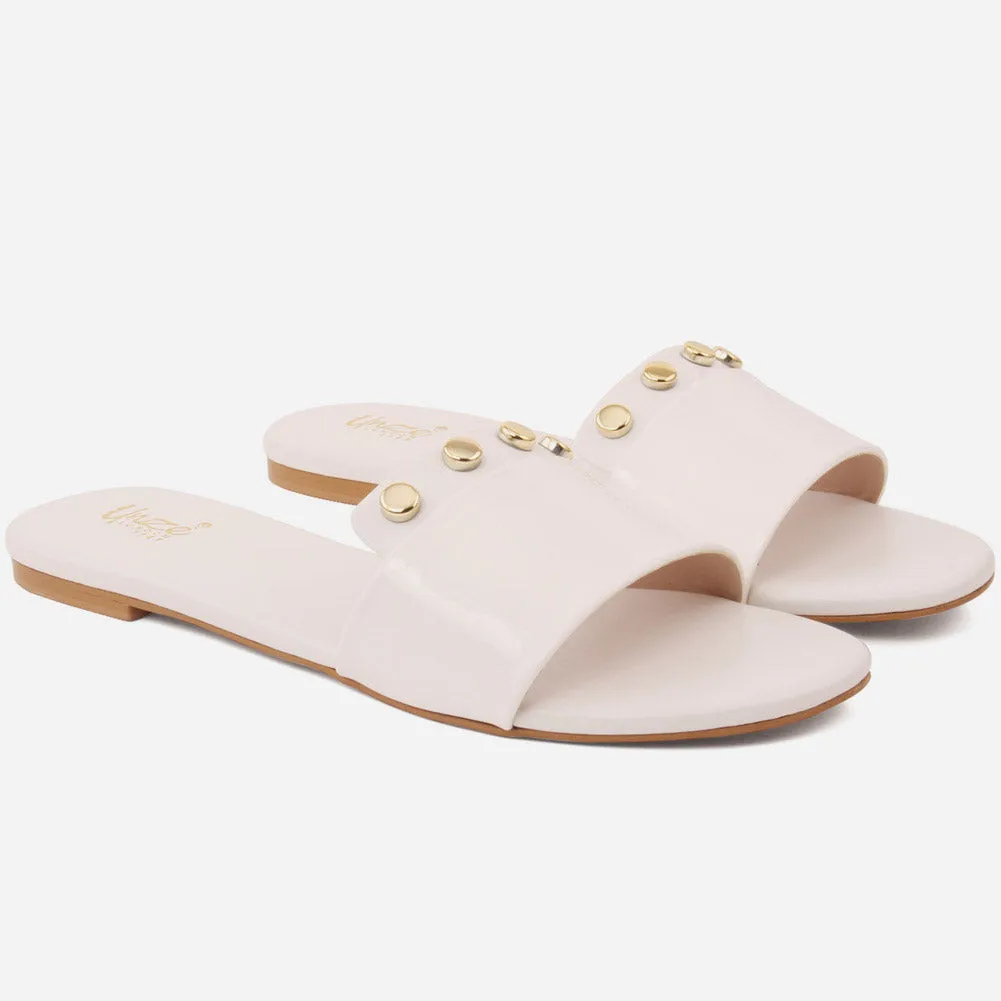Women "ROMEY" Comfortable Flat-Heel,Wide Fit Gorgeous Slippers