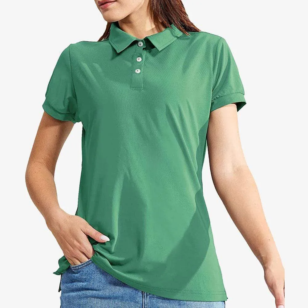 Women's Golf Polo Shirts Short Sleeve Dry Fit Athletic Shirts