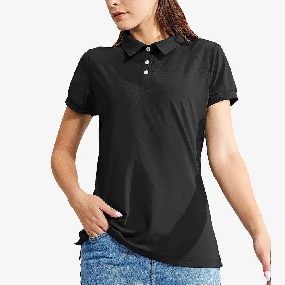 Women's Golf Polo Shirts Short Sleeve Dry Fit Athletic Shirts