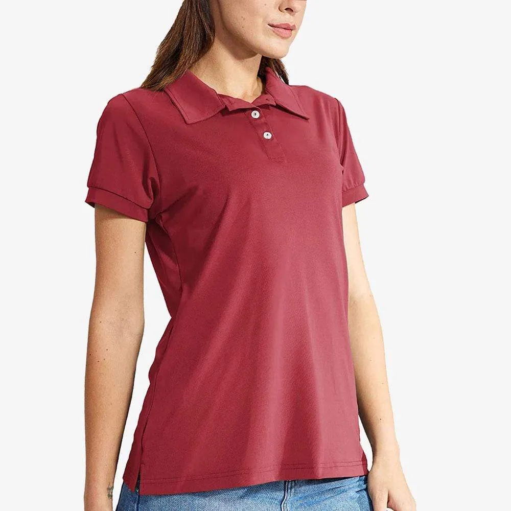 Women's Golf Polo Shirts Short Sleeve Dry Fit Athletic Shirts