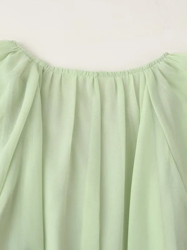 Wome's Layered Ruffle Dress