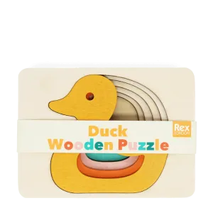 Wooden Layered Puzzle - Duck