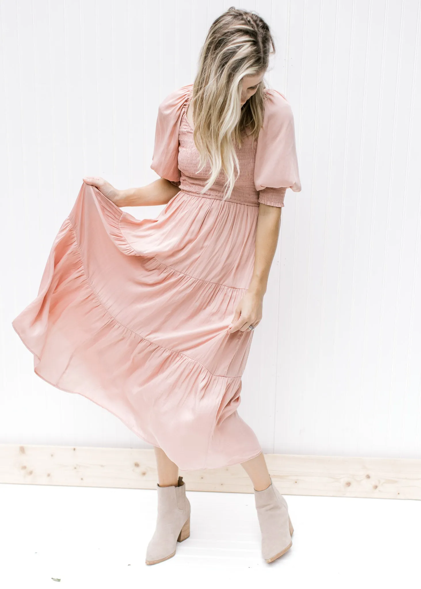 X Pale Mauve Dress