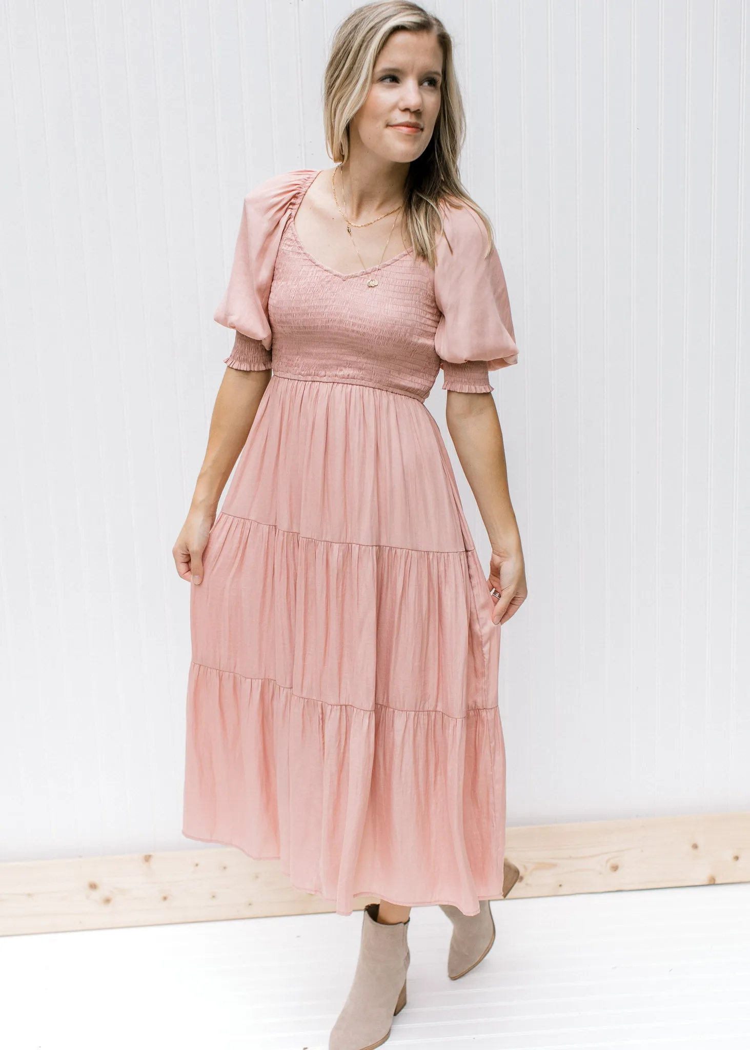 X Pale Mauve Dress