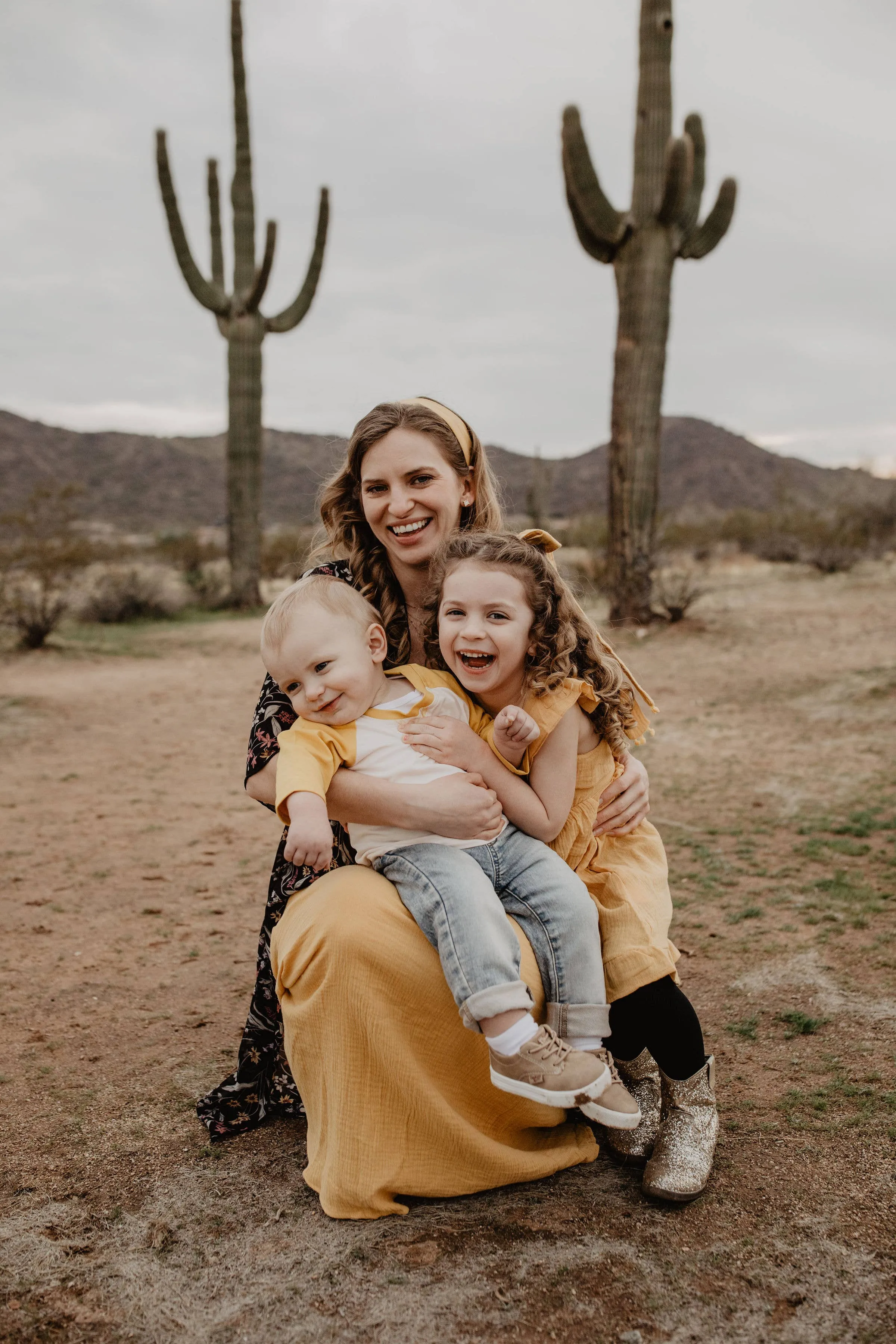 Yellow Maxi Matching Mommy & Me Dress- Women's Size