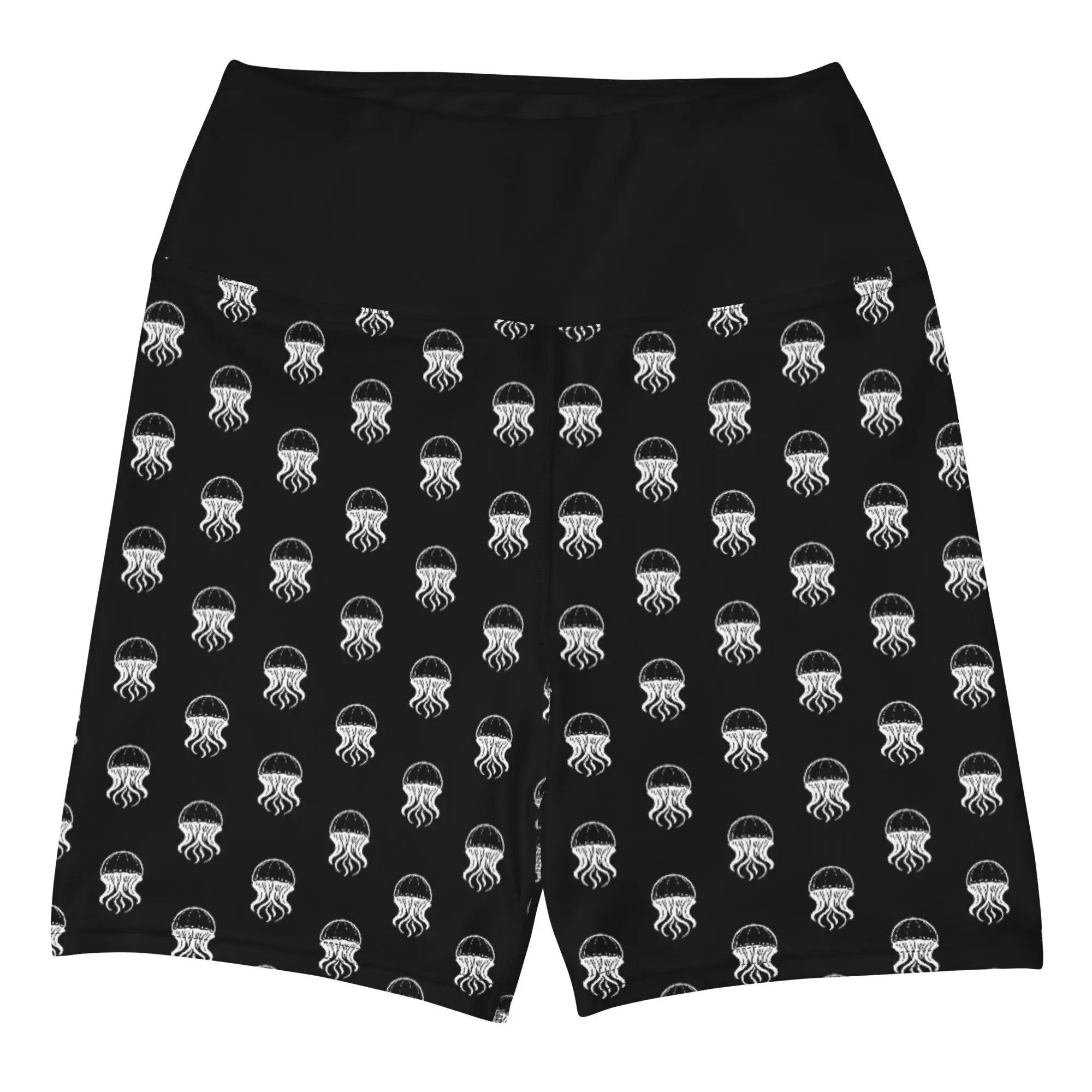 Yoga Shorts - Jellyfish Invaders