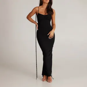 Zahara Form Fitted Midi Dress