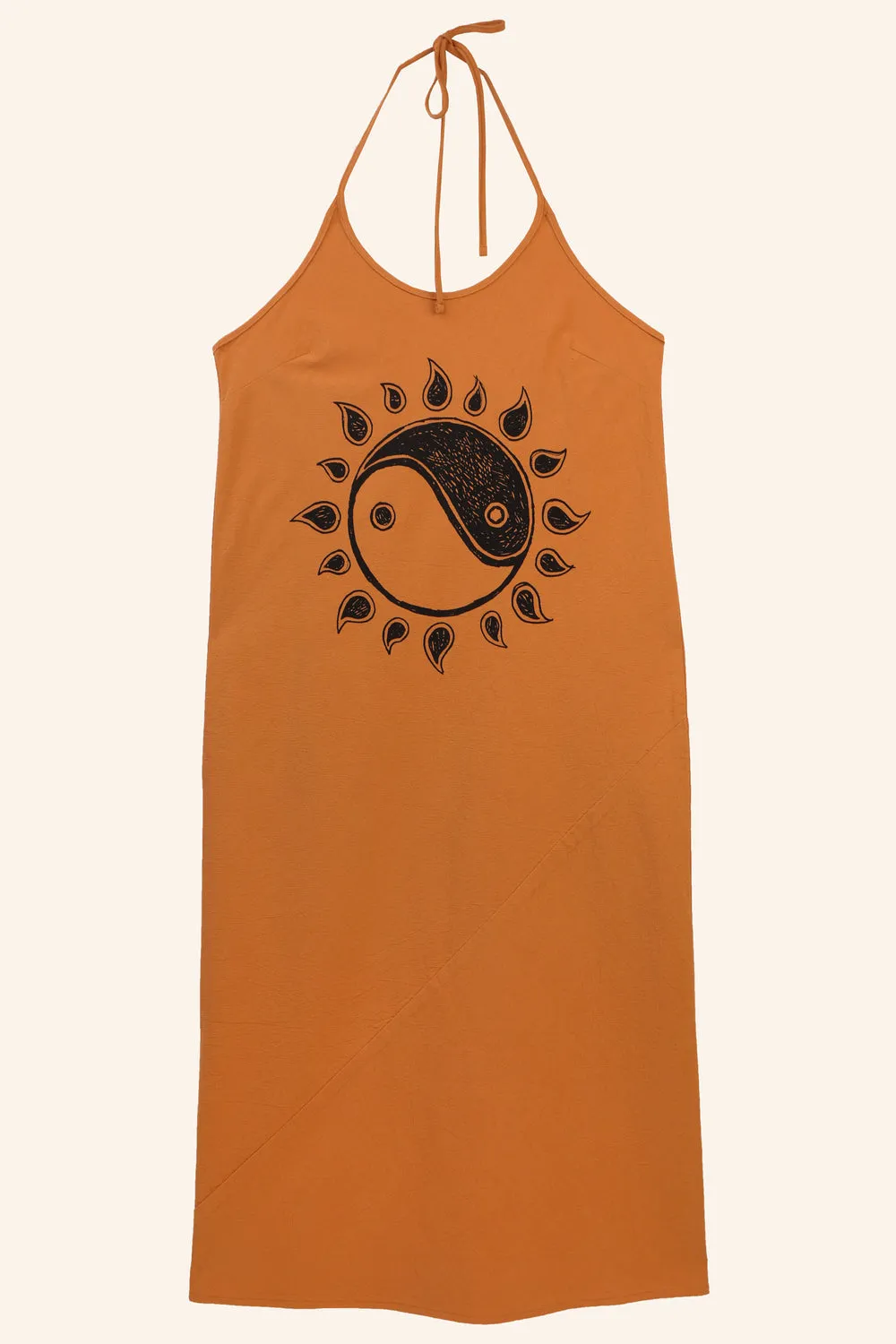 Zinnia dress in apricot