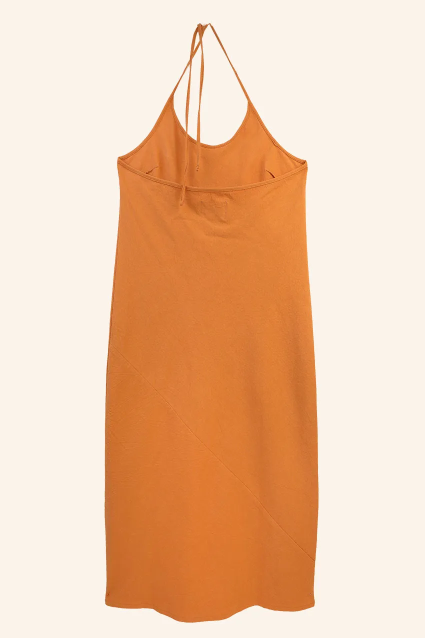Zinnia dress in apricot