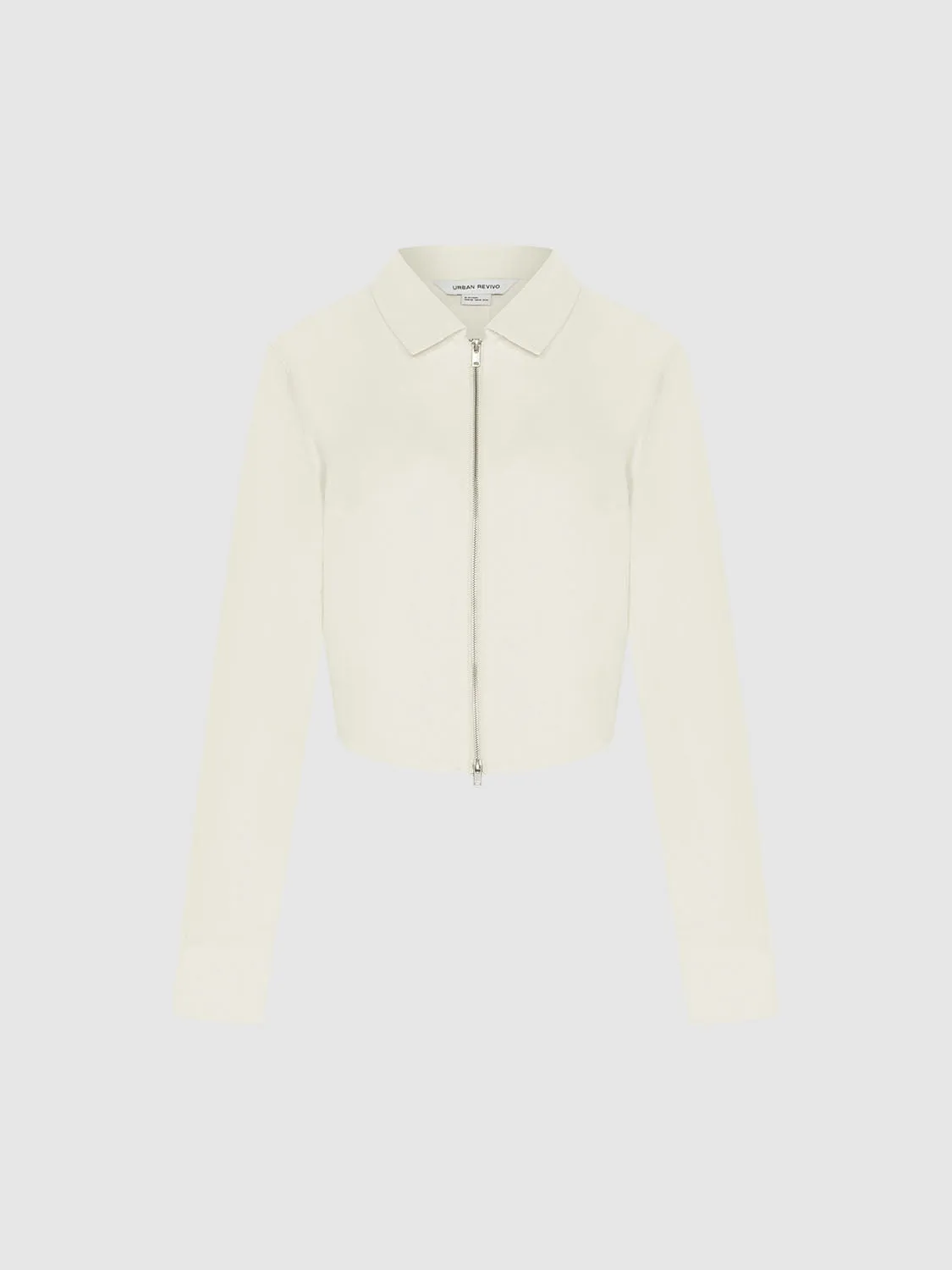 Zip Up Front Long Sleeve Shirts